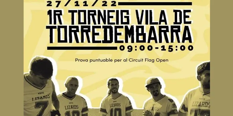 Els Lizards de Torredembarra s’estrenen com a amfitrions en el primer torneig del nou Circuit Català de Flag Open