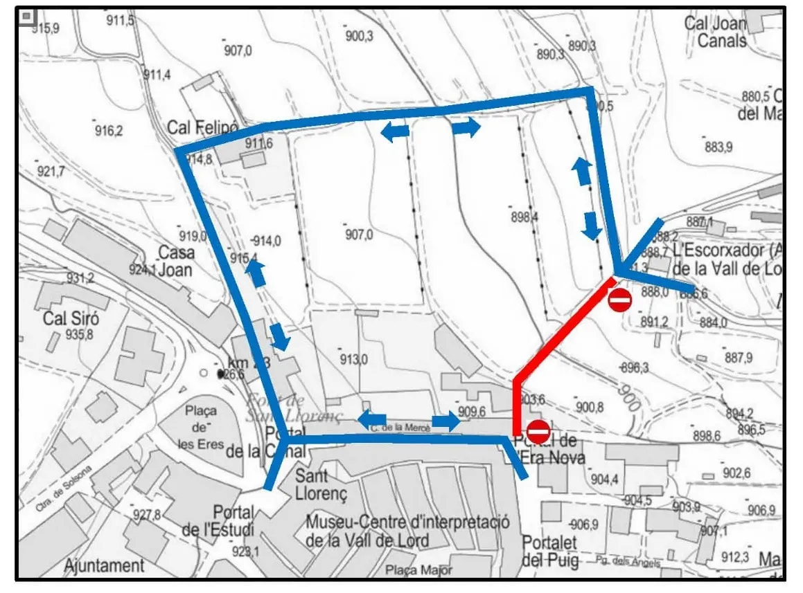 <strong>Afectacions a la mobilitat a Sant Llorenç per la renovació de la xarxa d'aigua i el clavegueram</strong>