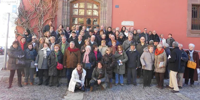 Visita de la gent gran de Sitges a la Seu