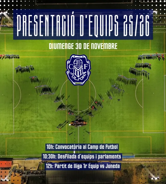 El Club Futbol Solsona i el Futbol Base Solsona Arrels presenten diumenge els equips de la temporada