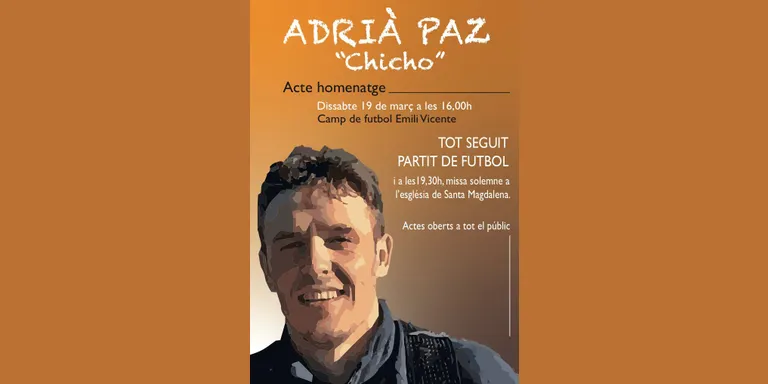 Homenatge a la Seu d'Urgell a Adrià Paz, 'Chicho'