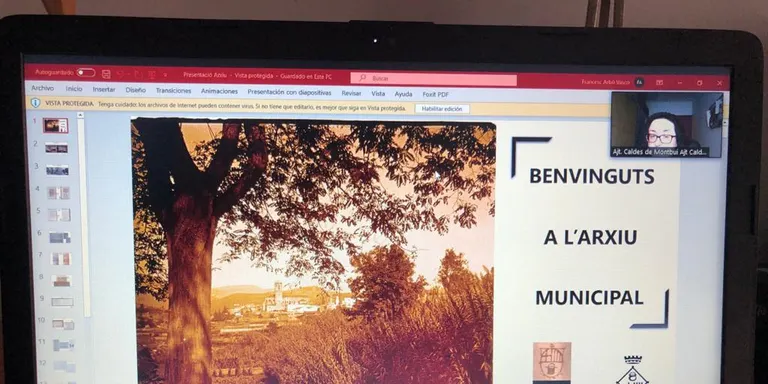 Amb motiu del Dia internacional dels arxius, l'Arxiu Històric Municipal de Caldes va oferir una xerrada i una visita virtuals