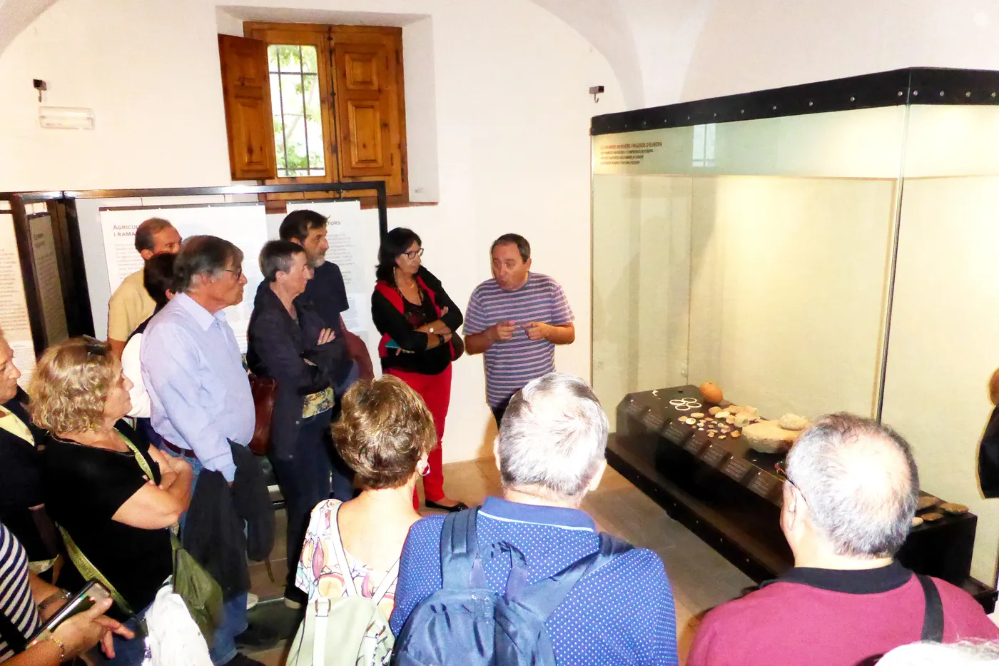 El grup ‘Collita del 52’ fa una visita cultural al Museu Molí de les Tres Eres