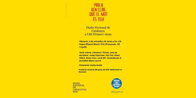 Peramola acollirà enguany l'acte institucional de la Diada Nacional de Catalunya a l'Alt Pirineu i Aran