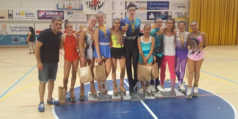 Cinc medalles per al CHPA Cadí-Patinatge Artístic al Trofeu Ciutat de Mollerussa