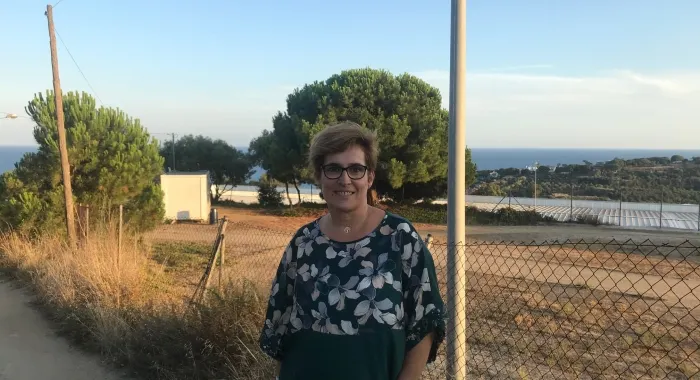 Mònica Danés voldria fer unes pistes d’atletisme noves però no ho veu possible en aquest mandat