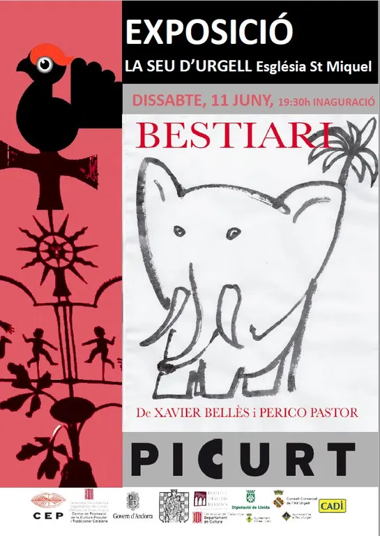 Perico Pastor i Xavier Bellés exposen 'Bestiari' a l'església de Sant Miquel de la Seu