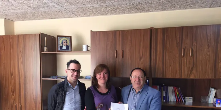 Conveni de La Salle La Seu amb la firma d'elevadors Linde