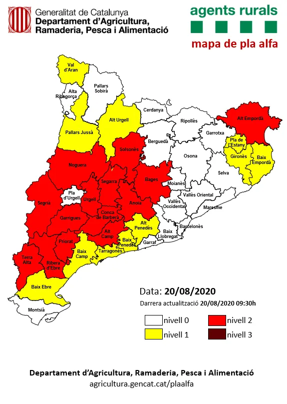 Estiu amb pocs incendis al Maresme i al conjunt de Catalunya