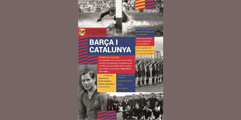 La Penya Barcelonista de Constantí organitza la xerrada “Barça i Catalunya. Temps de foscor”