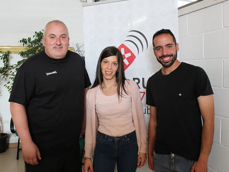 Jordi Navarrete, Raquel Martín i Carlos Puigbó son els components de la candidatura que han estat a