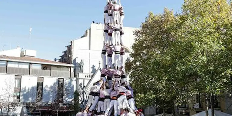 Els membres rubinencs de Minyons de Terrassa, satisfets amb el 4 de 10