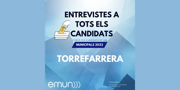 L'entrevista als candidats i candidates a l'alcaldia de Torrefarrera