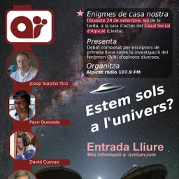 Entrevista a Josep Sancho Ticó. Estem sols a l'Univers? - episode art