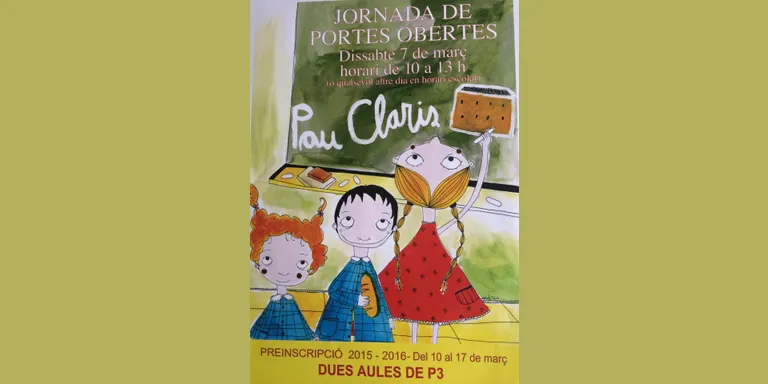 Jornada de portes obertes aquest dissabte a l'Escola Pau Claris de la Seu