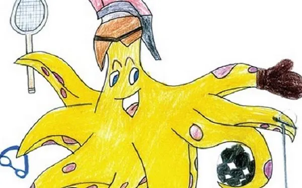 El dibuix de Pol del Castillo serà un dels cinc finalistes que inspiraran el disseny de la mascota dels Jocs Mediterranis