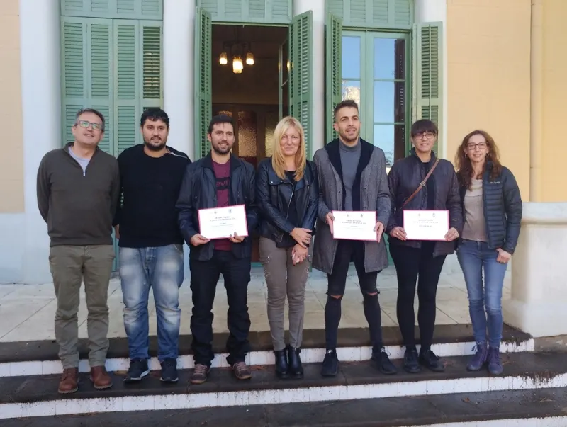 Els tres guanyadors de l'edició d'neguany del De Tapes per la Fira