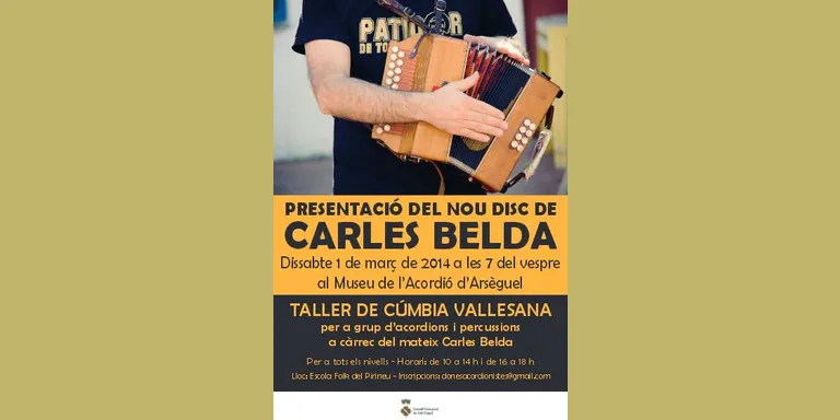 L'acordionista català Carles Belda presenta el seu nou disc a l'Alt Urgell