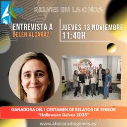 #208 - Hoy conocemos a Belén Alcaraz, ganadora del certamen de relatos de terror - episode art