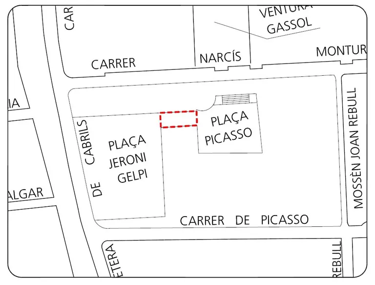Pavimentació de la plaça Picasso