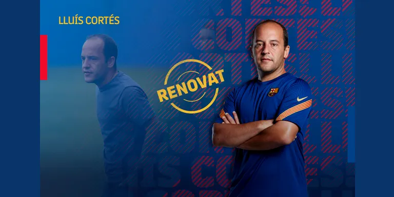 Lluís Cortés renova amb el Barça fins el 2022
