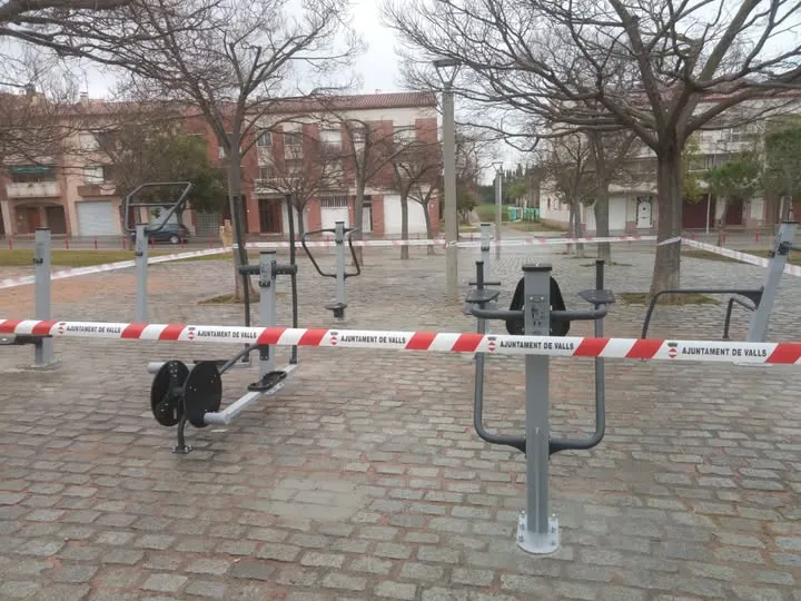 Tram final de la renovació del parc de salut del Fornàs