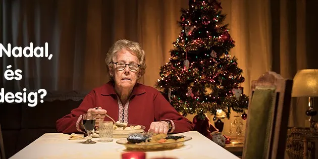 Amics de la Gent Gran llança una campanya per acompanyar persones grans durant el Nadal