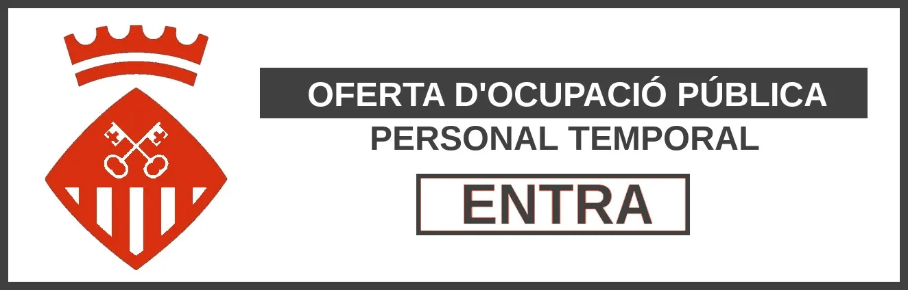 OFERTA OCUPACIÓ - PERSONAL TEMPORAL