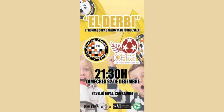Derbi entre el Racing Pineda i el Pineda Futbol Sala