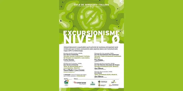 La UEU organitza el cicle de xerrades i tallers 'Excursionisme Nivell 0'