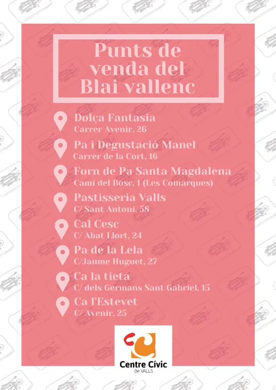 Forns i pastisseries de Valls vendran la galeta de Sant Blai