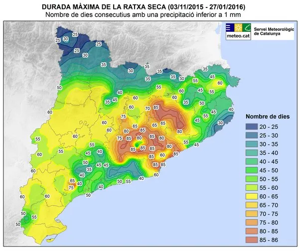 L'Alt Pirineu i Aran evita la sequera però registra menys precipitació de l'habitual