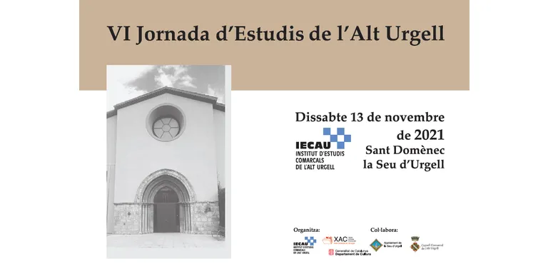 L'IECAU organitza a la Seu la VI Jornada d'Estudis de l'Alt Urgell