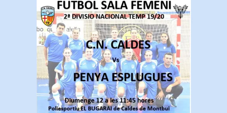 L'equip femení de futbol sala rep diumenge al líder en el millor moment