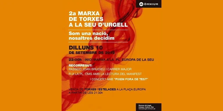 La Seu organitza la primera Marxa de Torxes per la Independència