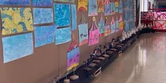 Els alumnes joves del Taller d’Art exposen les obres realitzades durant el curs al Centre Cívic