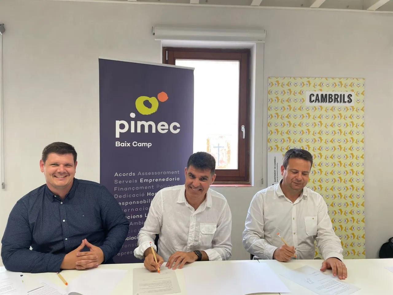 L’Ajuntament de Cambrils i PIMEC arriben a un acord per impulsar l’emprenedoria i la competivitat empresarial