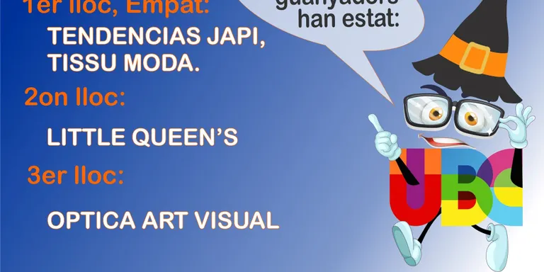 Tendencias Japi i Tissu Moda guanyen el concurs d’aparadors de la Unió de Botiguers per Halloween