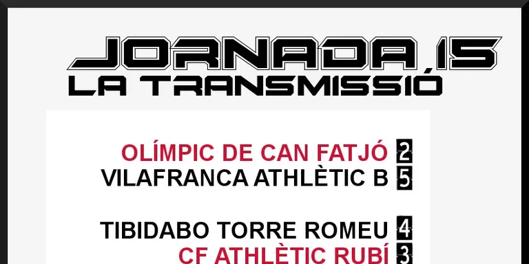 A PEU DE CAMP - JORNADA 15 dg matí