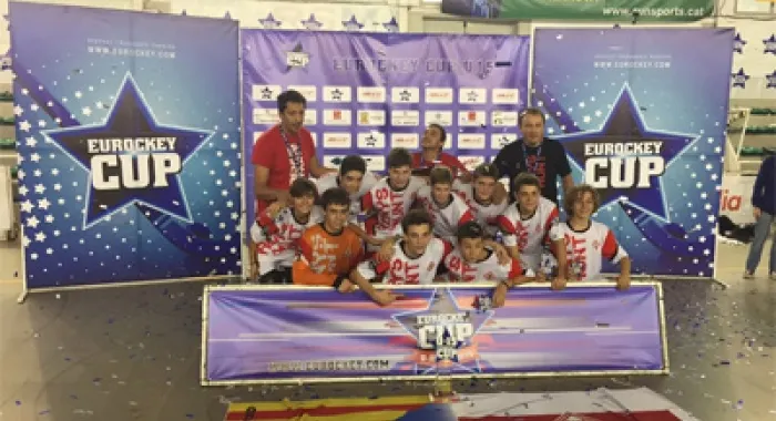 L'Infantil Masculí d'Hoquei d'Arenys de Munt, campió d'Europa
