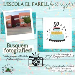 L'Escola el Farell fa 50 anys. Dijous a les 10:15 del 24/3/2022 - episode art