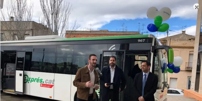 El Departament amplia el servei exprés d'autobús entre Caldes i Barcelona