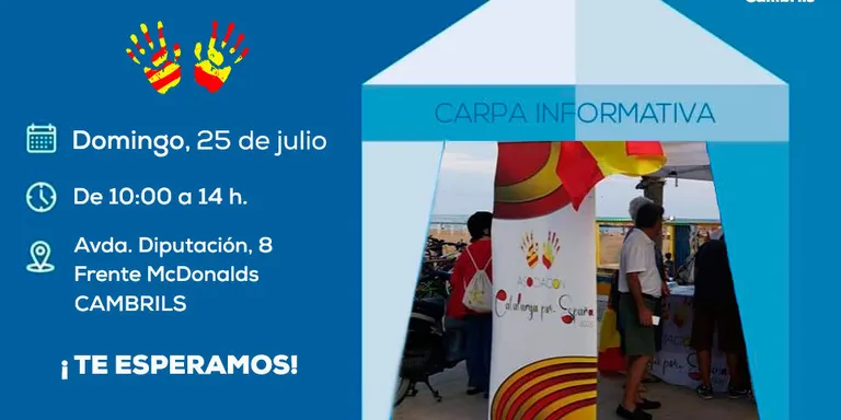 El PP de Cambrils instal·larà diumenge una carpa informativa al Passeig Marítim