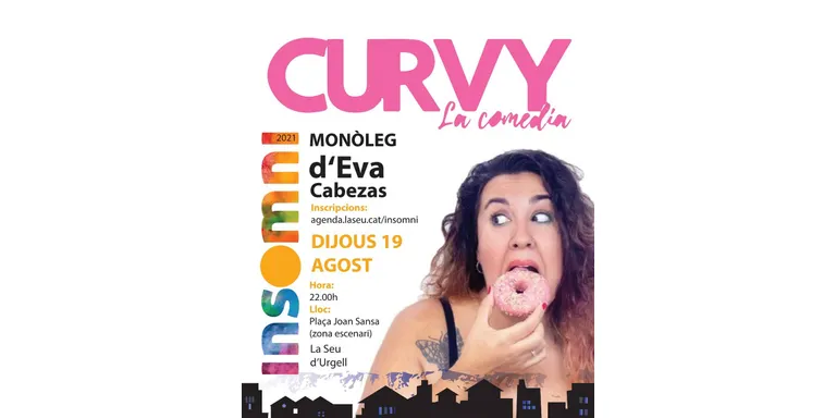La monologuista Eva Cabezas porta a la Seu l'espectacle 'Curvy'