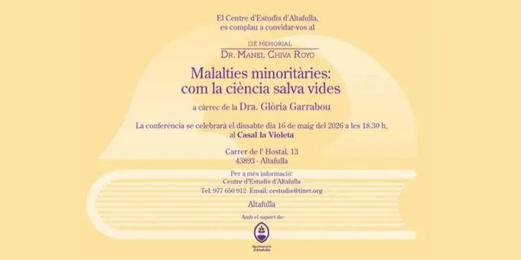 El 12è Memorial Chiva Royo posa enguany les malalties minoritàries al centre del debat públic i científic