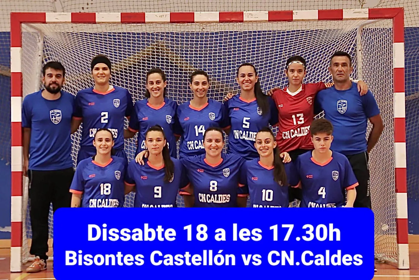 El CN Caldes femení de futbol sala visita el seu rival més directe amb el liderat en joc
