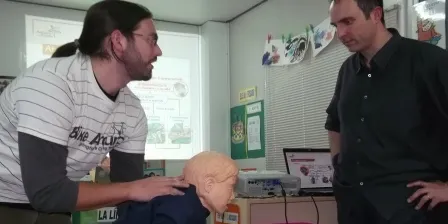 Xerrada sobre primers auxilis a l'Escola La Valira