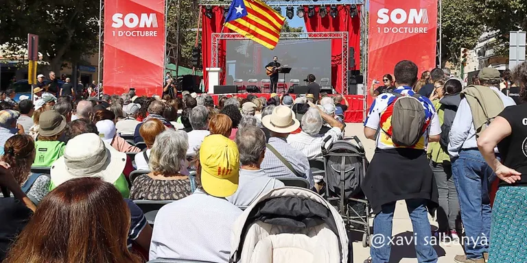 Acusen d'estafa l'organitzador de l'acte SOM 1 d'octubre celebrat a Arenys