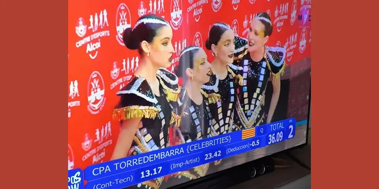 El Quartet Júnior del CP Torredembarra, cinquè en el Campionat d’Espanya de Grups Xou i Quartets