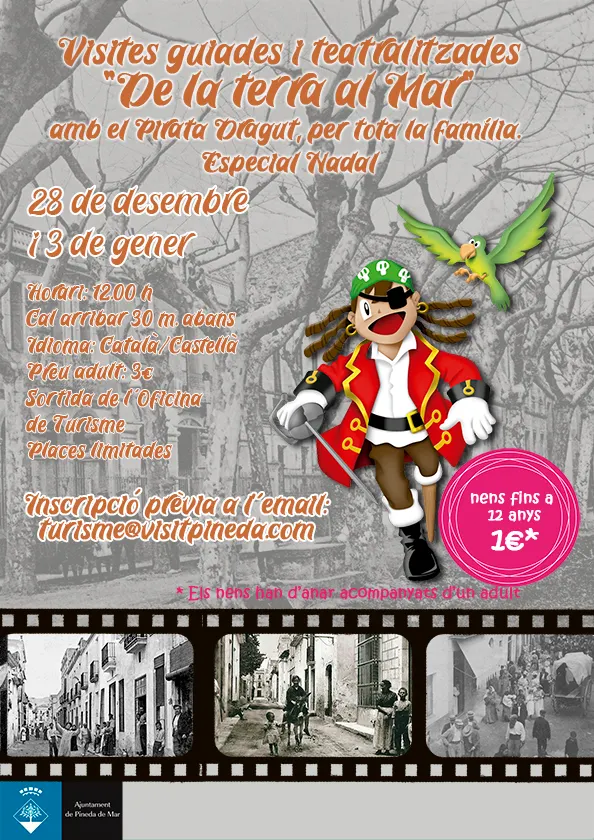 Visites guiades i teatralitzades 'De la terra al Mar' amb el pirata Dragut